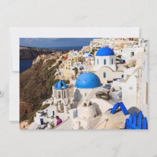 Traditional Greek Houses Thank You Card