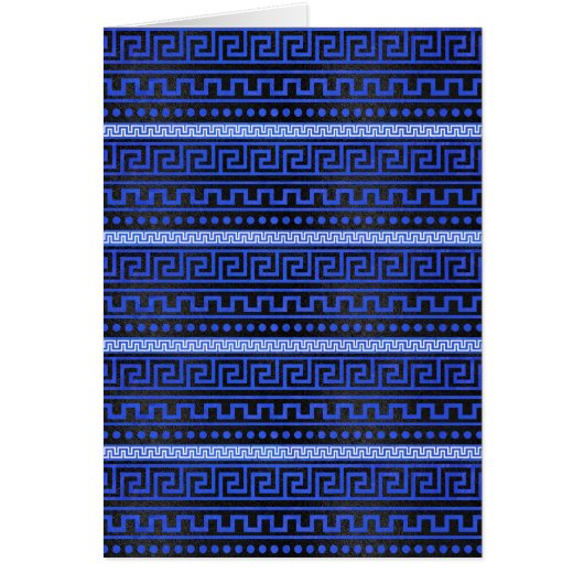 Traditional Greek Meander Pattern Cards (Front)