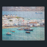 Traditional Greek Village Mykonos Island Greece Jigsaw Puzzle<br><div class="desc">This stunning jigsaw puzzle features traditional Greek island of Mykonos in Greece #mykonos #mykonosisland #greece #greek #island #adventure #europe #european #mediterranean #travel #landscape #scenic #vacation #outdoors #jigsaw #puzzle #jigsawpuzzle #gifts #fun #stockingstuffers #games</div>