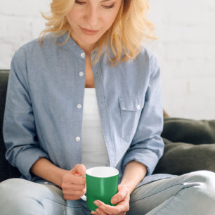Traditional Green Coffee Mug