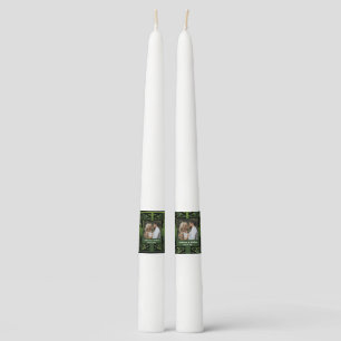 Traditional Green Irish Celtic Taper Candle