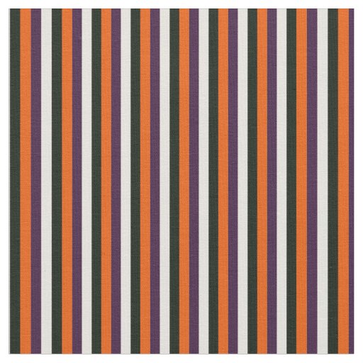 Traditional Halloween Stripped Pattern Fabric