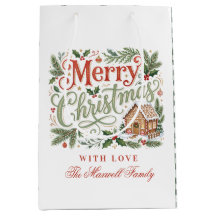 Traditional Hand Lettering Christmas Gingerbread