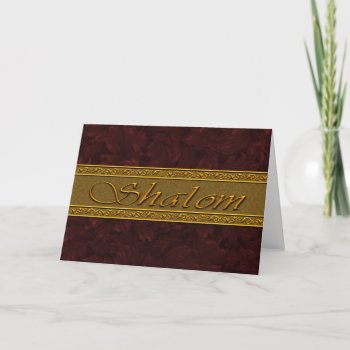 Traditional Hanukkah Greetings For The Season Holiday Card by Zhannzabar at Zazzle
