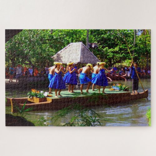 Traditional Hawaiian Dancers Jigsaw Puzzle