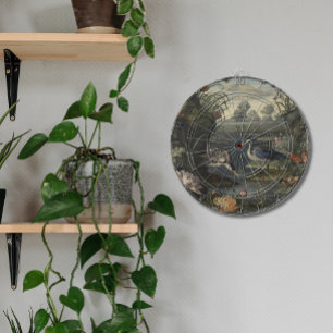 Traditional Heron Wildlife Nature Study Dart Board
