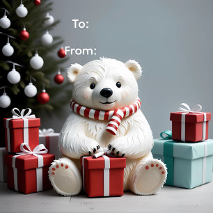 Traditional Holiday Gift Giving Ornament Card