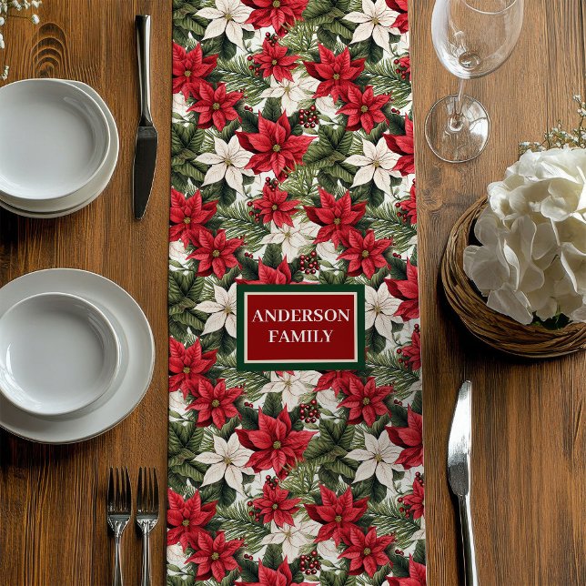 Traditional Holiday Runner Elegant Christmas Flora (Traditional Holiday Runner Elegant Christmas Flora)