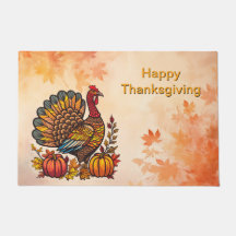 Traditional Holiday Thanksgiving Doormat