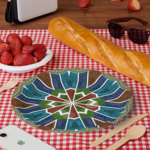 Traditional home serving Lovely colors  Paper Plates