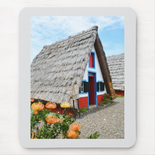 Traditional house in Santana, Madeira Mouse Pad (Front)