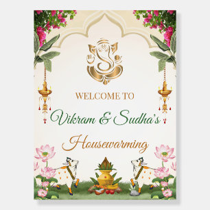 Traditional Housewarming Welcome Foam Board