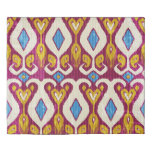 Traditional ikat, fabric design duvet cover