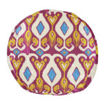 Traditional ikat, fabric design pouf