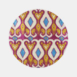Traditional ikat, fabric design rug