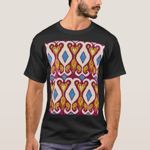 Traditional ikat fabric design T_Shirt