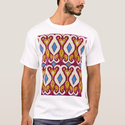 Traditional ikat fabric design T_Shirt