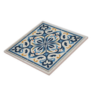 Traditional India Traditional Ornamental Art 5 Ceramic Tile