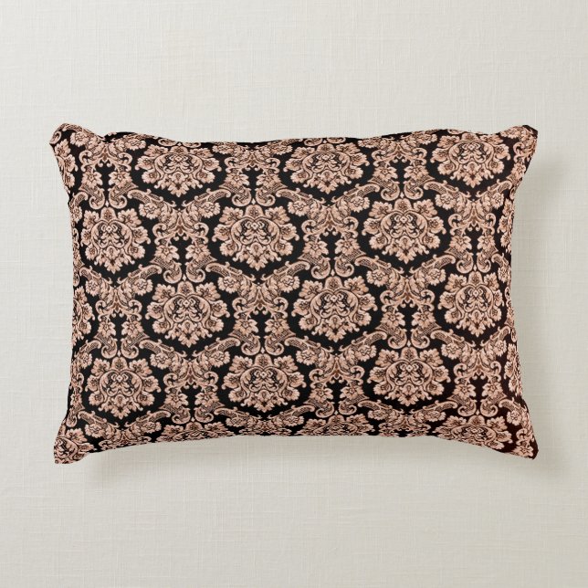traditional Indian paisley pattern Accent Pillow (Front)