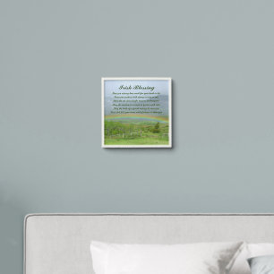 Traditional Irish Blessing Valley Rainbow Peel And Stick Photo Tile