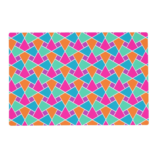 Traditional Islamic Pattern Laminated Placemat (Front)