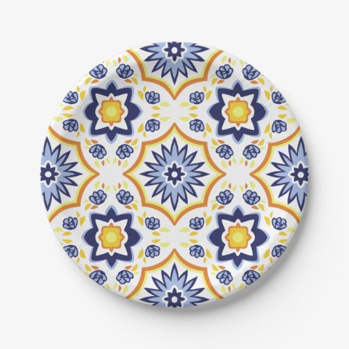 traditional Islamic Pattern Paper Plates
