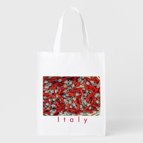 Traditional Italian amulet Grocery Bag