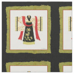 Traditional Japanese Kimono with Floral Print Fabric