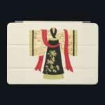 Traditional Japanese Kimono with Floral Print iPad Mini Cover<br><div class="desc">Nancy Slocum created this charming print of a traditional Japanese Kimono with a deep red sash. The bottom of the kimono is black with a lovely floral print. Give this as a gift,  or purchase it for yourself!</div>