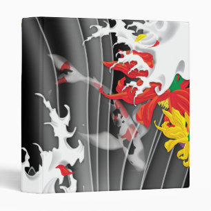 Traditional Japanese Koi under water Binder