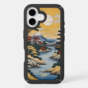 Traditional Japanese Landscape Art iPhone 16 Case