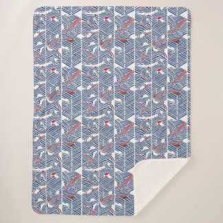 Traditional Japanese Pattern Blanket
