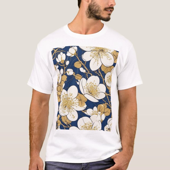 Traditional Japanese Pattern Design 0007 T-Shirt (Front)