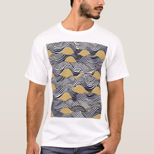 Traditional Japanese Pattern Design 0057 T-Shirt (Front)