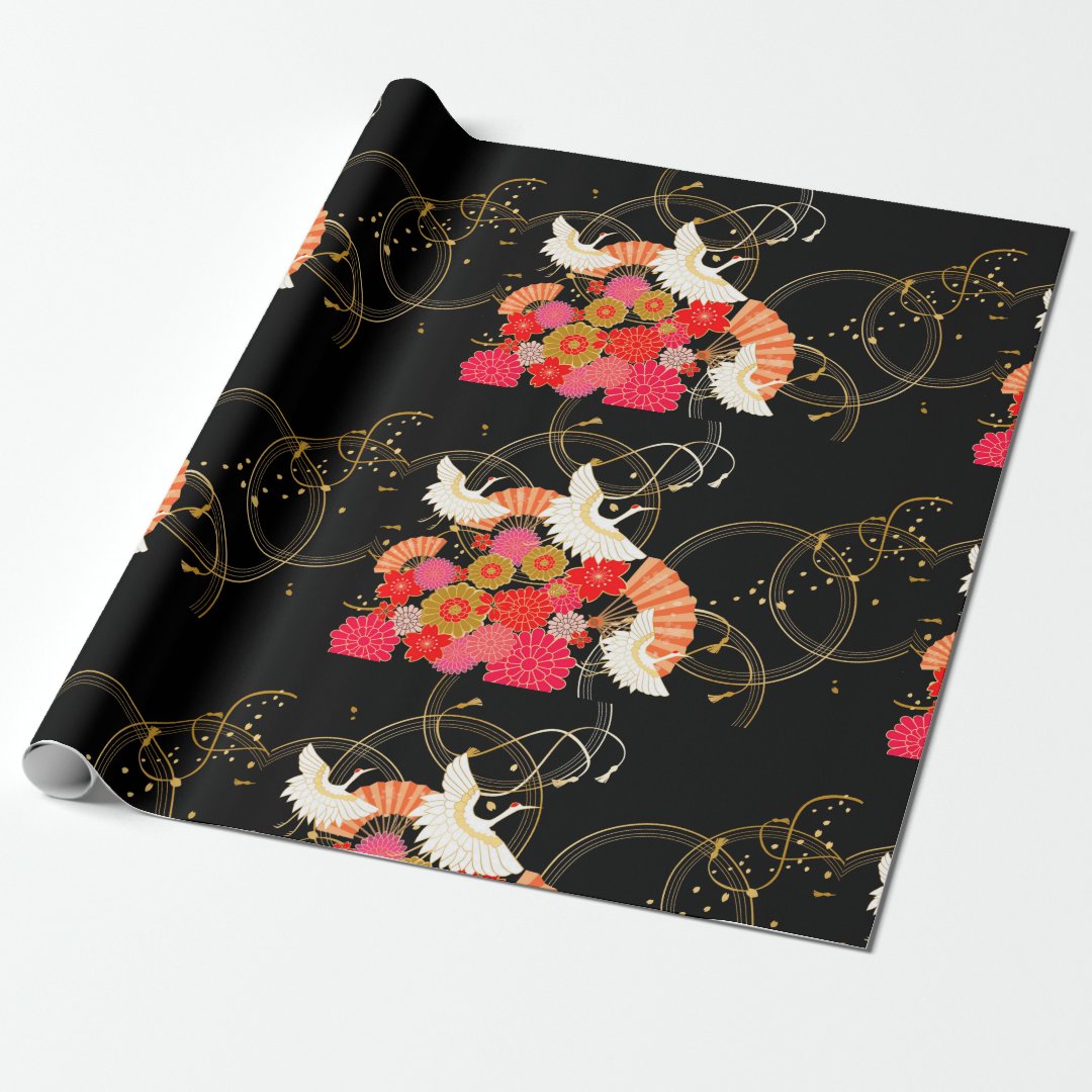 traditional Japanese pattern Wrapping Paper | Zazzle