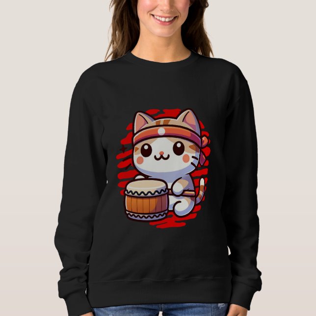 Traditional Japanese Taiko Drum Sweatshirt (Front)