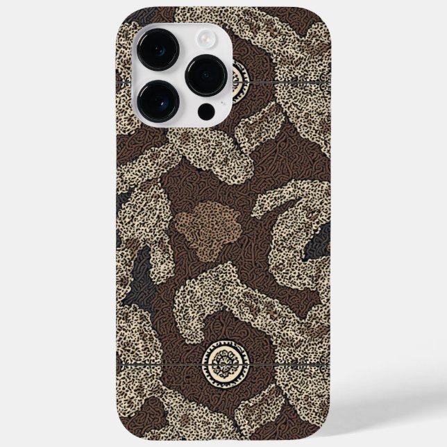 Traditional Javanese Batik Pattern Case-Mate iPhone Case (Back)