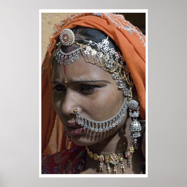 Traditional Jewelry of Rajashtan Poster (Front)
