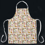 Traditional Jewish Dishes Food Cooking Cuisine Apron<br><div class="desc">Apron design features an original marker illustration of an assortment of traditional Jewish dishes including kugel, blintzes, macaroons, pickles, challah, latkes andmore. This design is also available on other products. Lots of additional food-themed illustrations are also available from this shop. Don't see what you're looking for? Contact Rebecca to have...</div>
