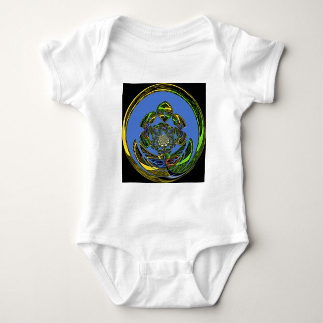 Traditional Just Blue Baby Bodysuit (Front)