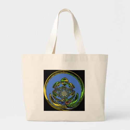 Traditional Just Blue Large Tote Bag