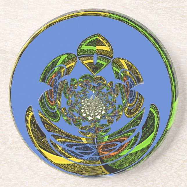 Traditional Just Blue Sandstone Coaster (Front)