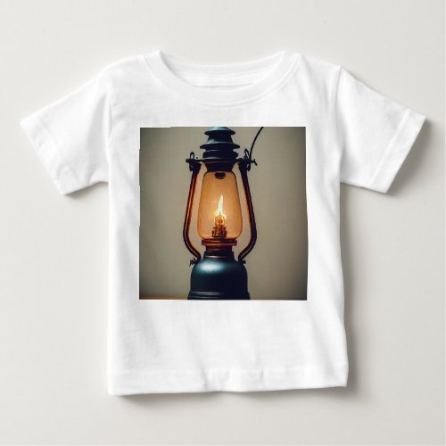 traditional kerosene lamp baby T_Shirt