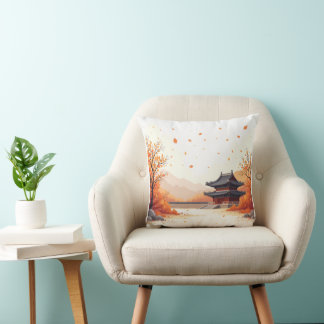 traditional Korea Throw Pillow
