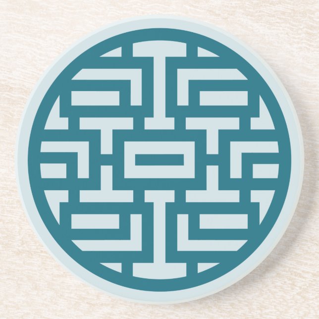 Traditional Korean Culture Pattern Coaster (Front)