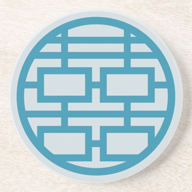 Traditional Korean Culture Pattern Coaster (Front)