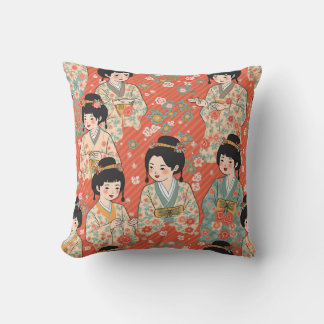 traditional Korean Hanbok character pillow cushion
