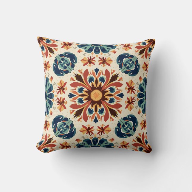 traditional Korean patterns pillow cushion (Front)