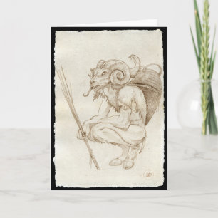 Traditional Krampus Card