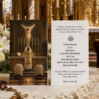 Traditional Latin Mass Ordination Remembrance